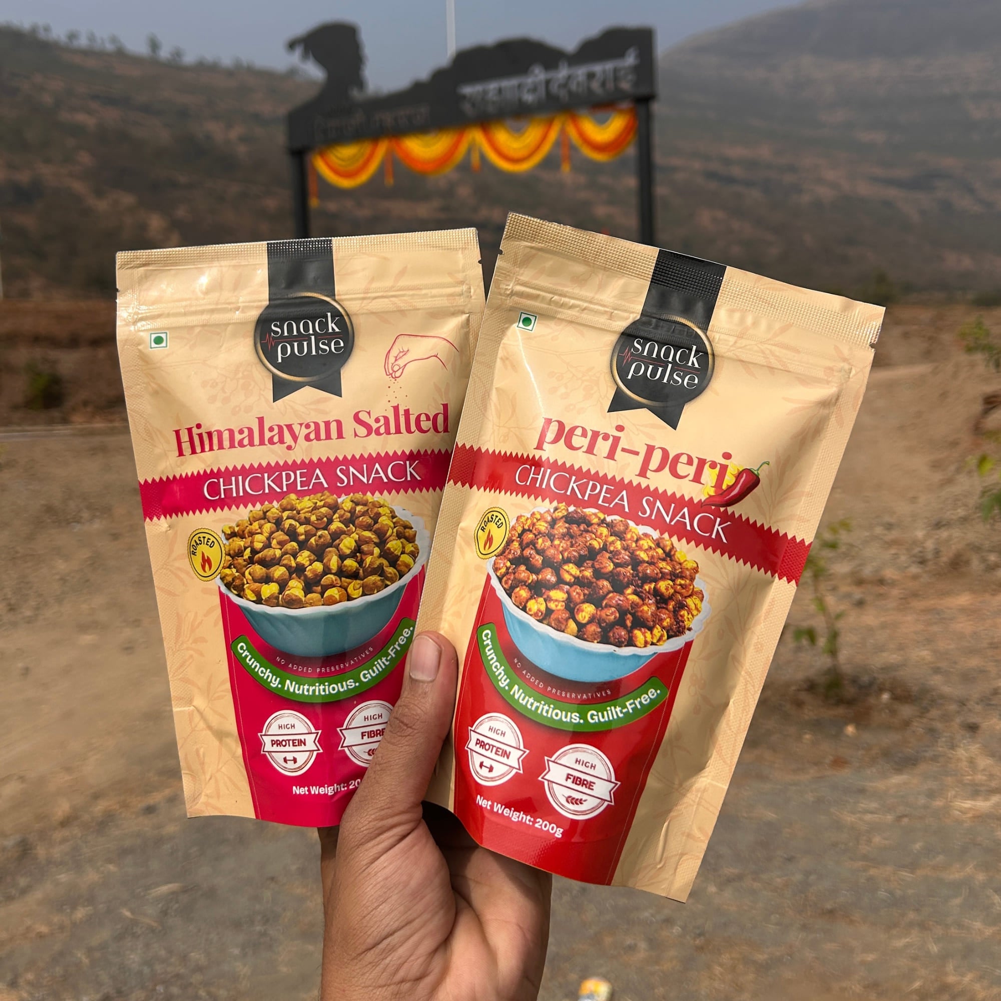snackpulse DUO PACK - PERI-PERI + HIMALAYAN SALTED | 400g